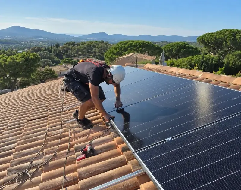 Installateur panneaux solaires Fontarèches — pose photovoltaïque sur toiture