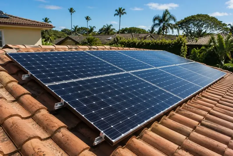 Installation de panneaux solaires à Fontarèches